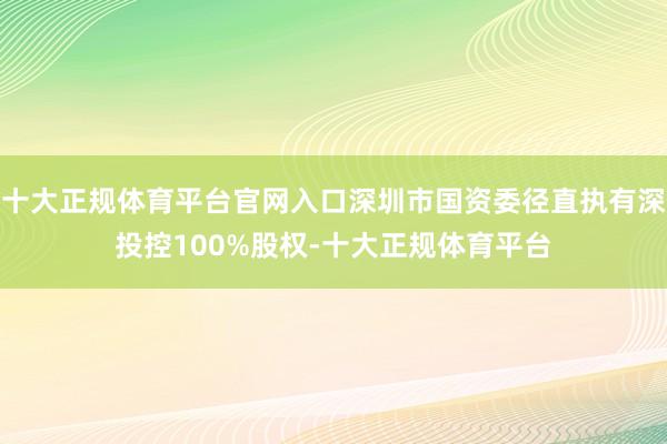 十大正规体育平台官网入口深圳市国资委径直执有深投控100%股权-十大正规体育平台